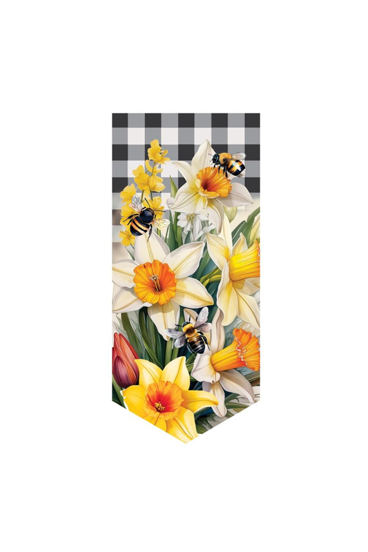 White Smoke Buttercup Plaid Pattern Suede Everlasting Impression