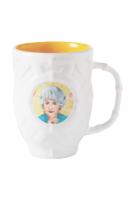 White Smoke The Golden Girls Dorothy Zbornak Sculpted Mug