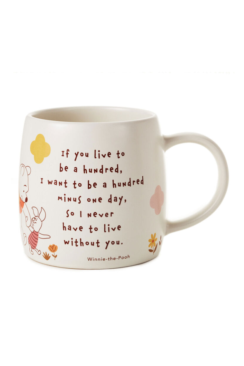 White Smoke Disney Winnie the Pooh Quote Mug, 17.5 oz.