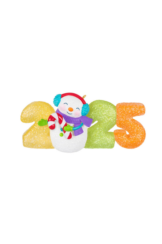 Sandy Brown 2025 Ornament - Sweet Decade Ornament