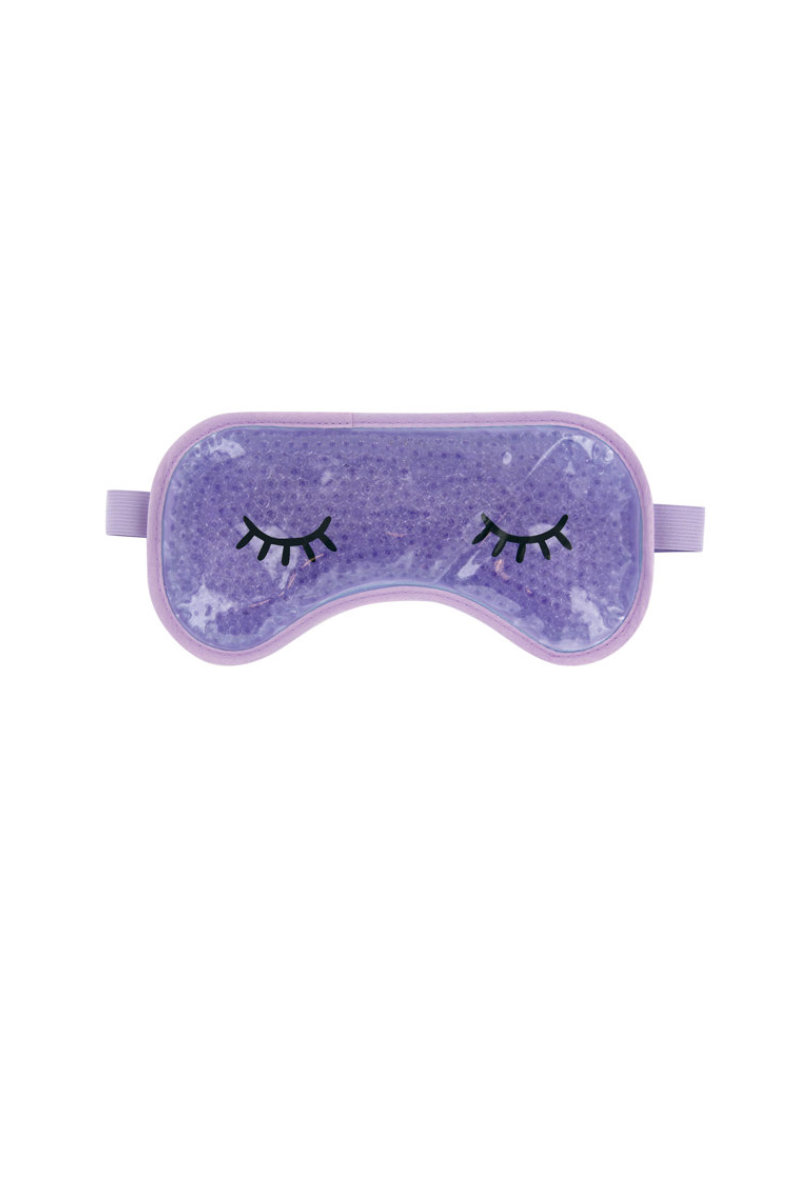 Light Slate Gray Lemon Lavender If Looks Could Chill Hot & Cold Gel Eye Mask