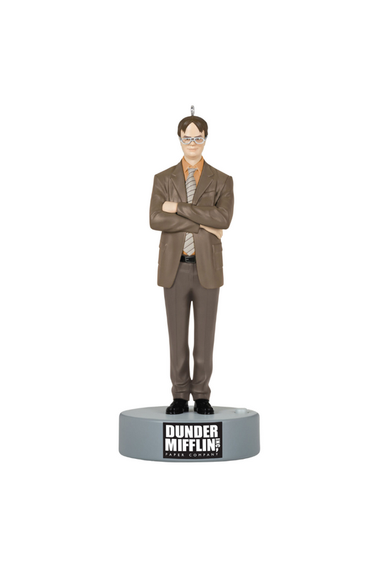 Dim Gray 2023 Ornament - The Office Dwight Schrute Ornament With Sound
