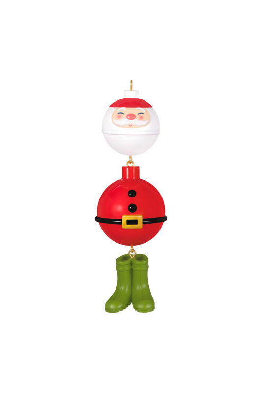Firebrick 2025 Ornament - Hooked on Santa