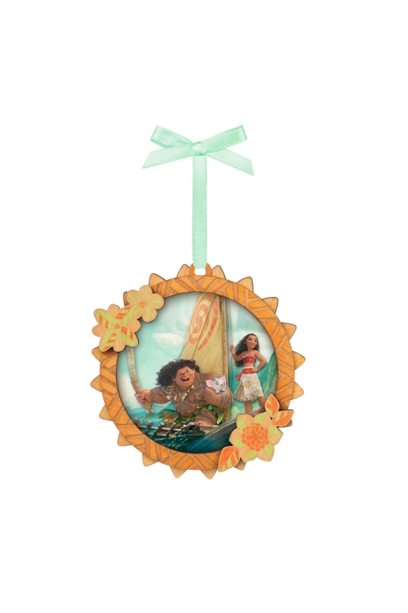Dark Khaki 2025 Ornament - Disney Moana Setting Sail Papercraft Ornament