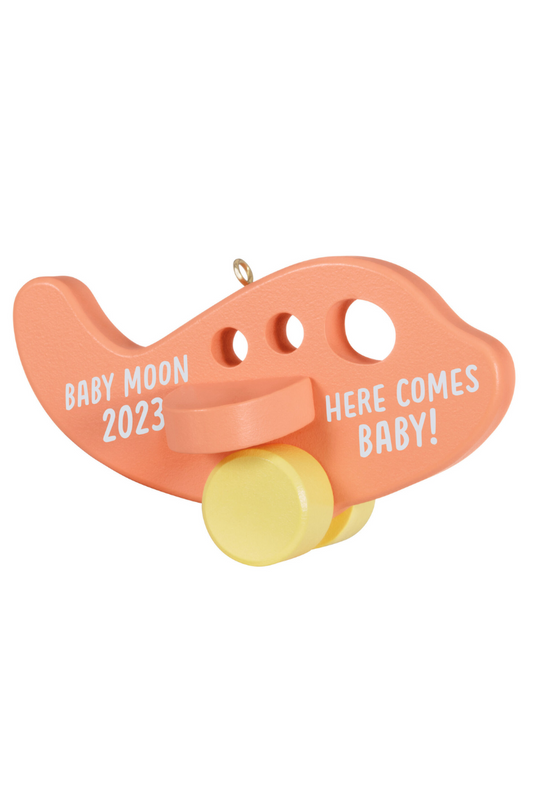 Dark Salmon 2023 Ornament - Our Babymoon Wood Ornament