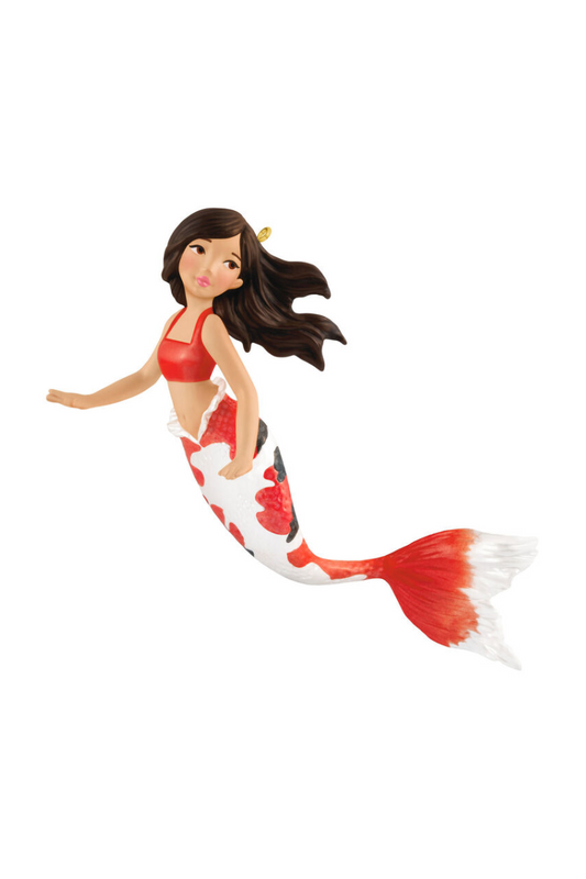 Beige 2025 0rnament - Mythical Mermaids Ornament