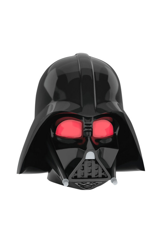 Dark Slate Gray 2025 Ornament - Mini Star Wars™ Darth Vader™ Show Toppers Musical Tree Topper with Light, 3"