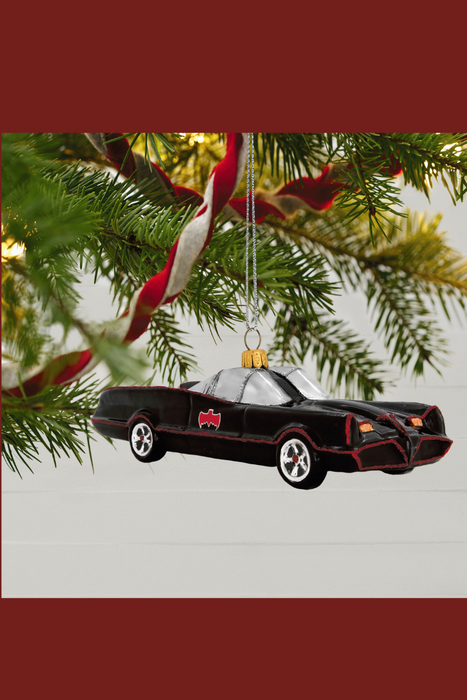 Batman™ The Classic TV Series Batmobile™ Glass Ornament