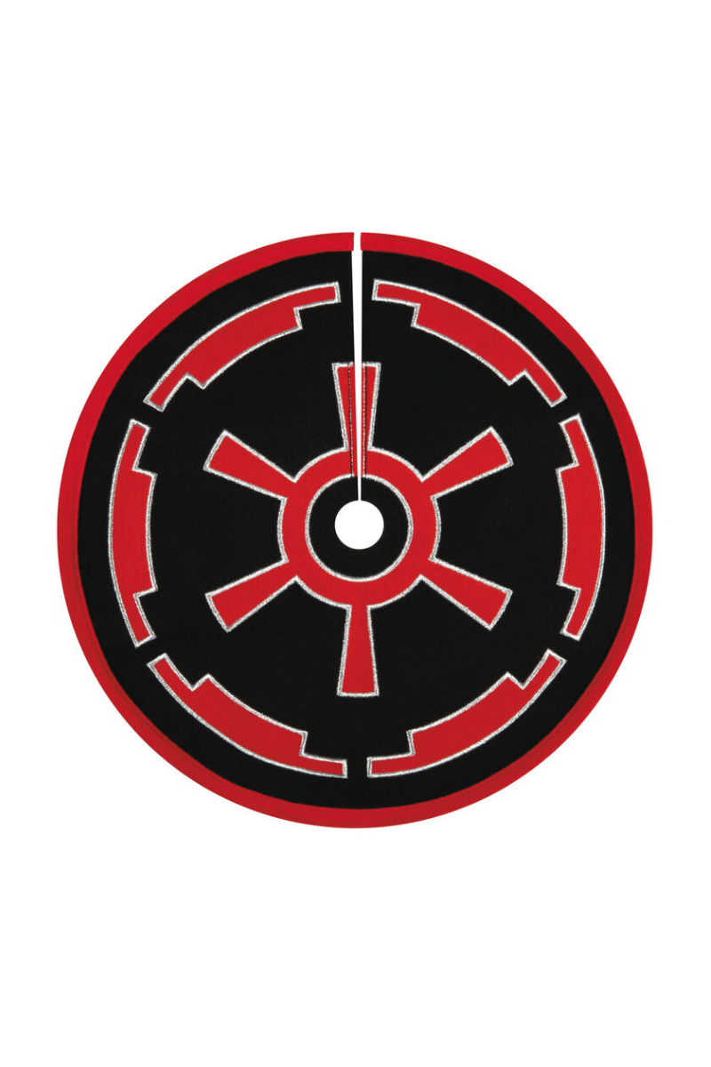 Black 2025 Ornament - Mini Star Wars: The Galactic Empire™ Fabric Tree Skirt, 12"