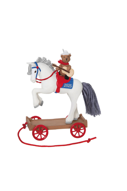 Light Gray 2025 Ornament - A Pony for Christmas Ornament