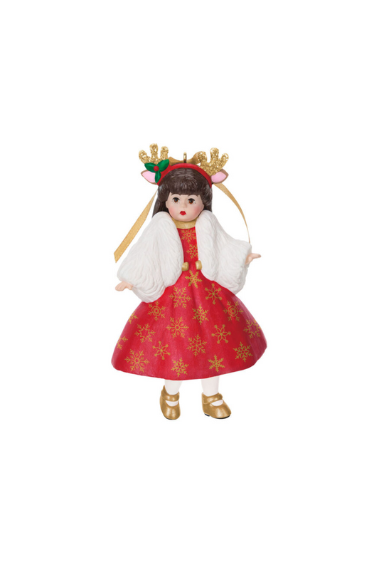Brown 2025 Ornament - Madame Alexander Deer Santa Ornament