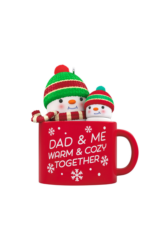 Firebrick 2023 Ornament - Dad & Me Hot Cocoa Mug Ornament