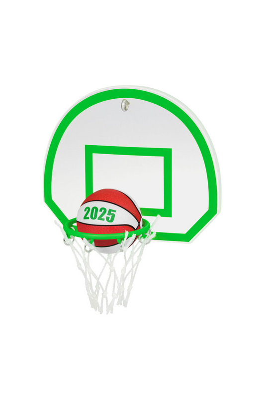 Lime Green 2025 Ornament - Basketball Star Ornament