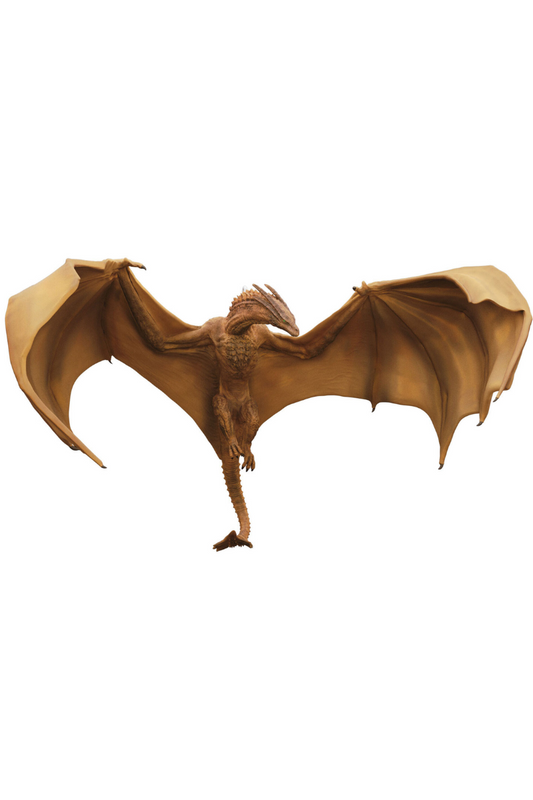 Christmas ornament of the dragon Syrax from the series "Game of Thrones".