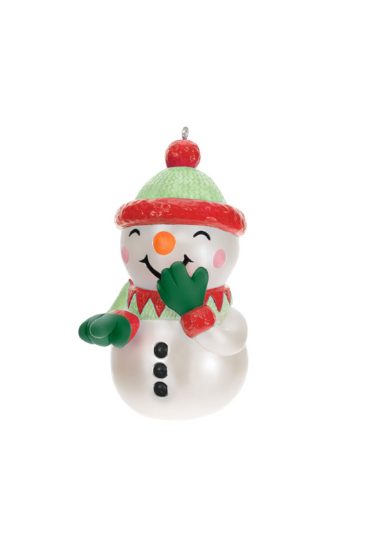 Light Gray 2025 Ornament - Pull My Finger Ornament with Sound