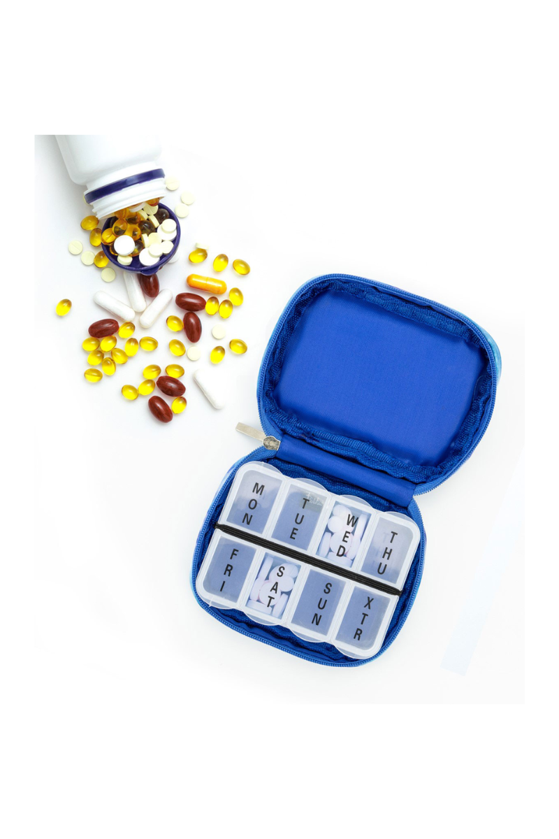 Lavender Wellness Keeper In the Tropics Vitamin & Pill Case