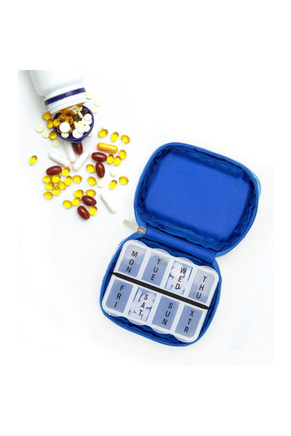 Lavender Wellness Keeper In the Tropics Vitamin & Pill Case