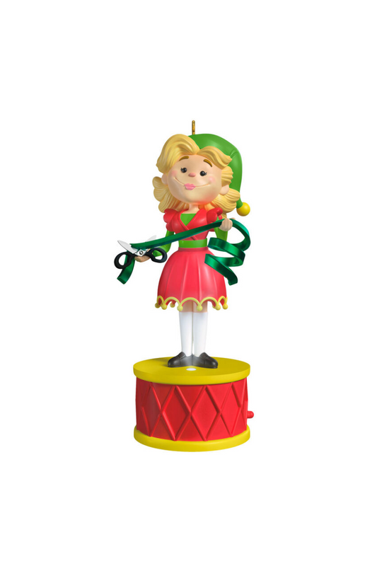 Dark Khaki 2025 Ornament - Jovie Ornament with Light and Sound