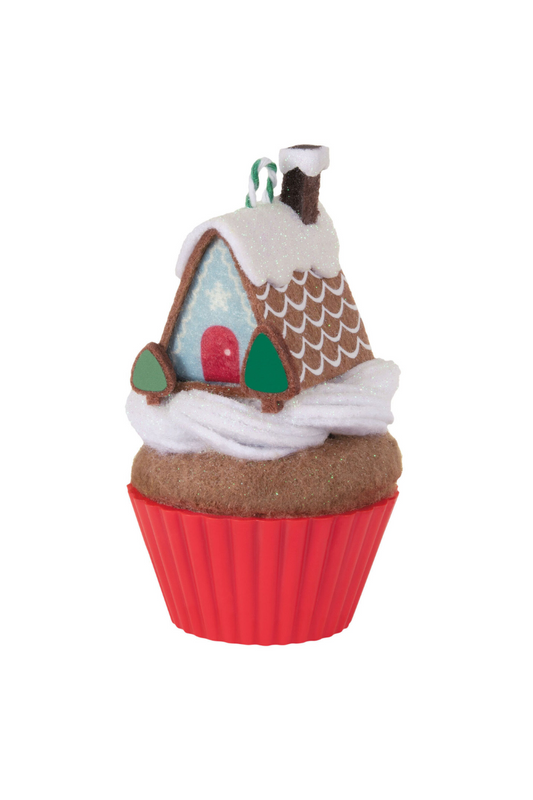 2023 Ornament - Christmas Cupcakes Gingerbread Goodness
