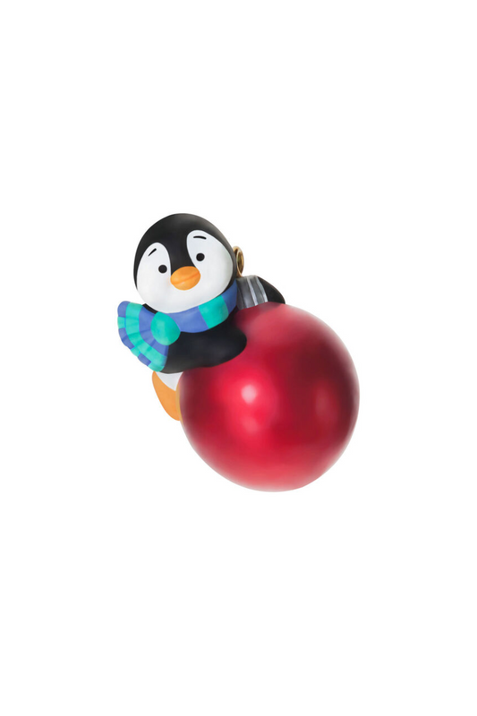 Maroon 2025 Ornament - Mini Petite Penguins a Delightful Decoration Ornament, 1"