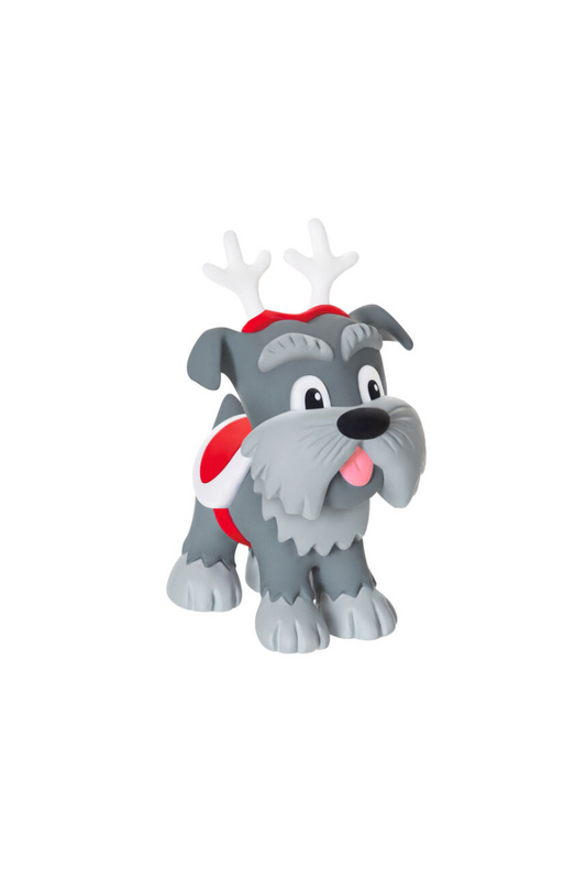 Dark Gray 2025 Ornament - Mini Howliday Helpers Ornament, 1.25"