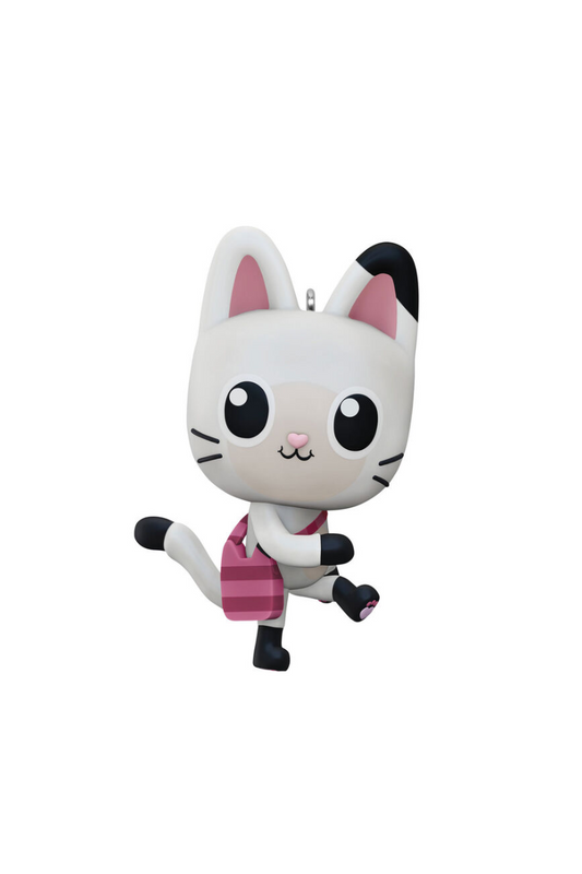 Gray 2025 Ornament - Mini Gabby's Dollhouse Pandy Paws Ornament, 1.25"