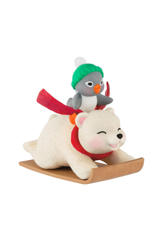 Light Gray 2025 Ornament - Sledding Sidekicks Ornament