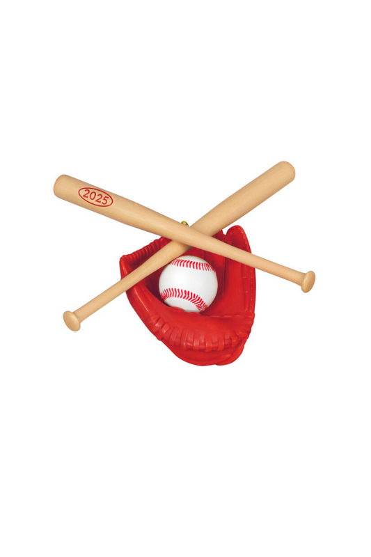 Firebrick 2025 Ornament - Baseball Star Ornament