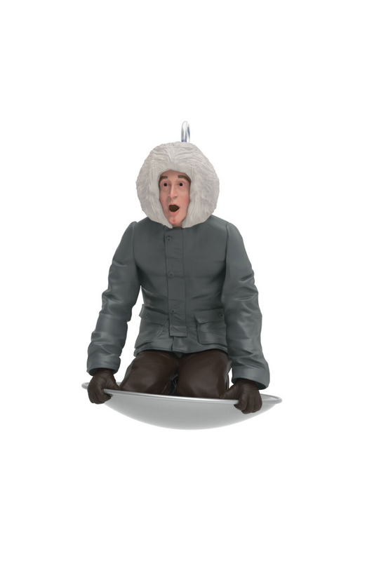 Dark Slate Gray 2025 Ornament - Mini National Lampoon's Christmas Vacation™ Sledding Clark Ornament, 1.25"