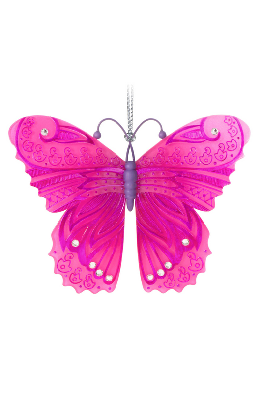 Violet Red 2023 Ornament - Brilliant Butterflies