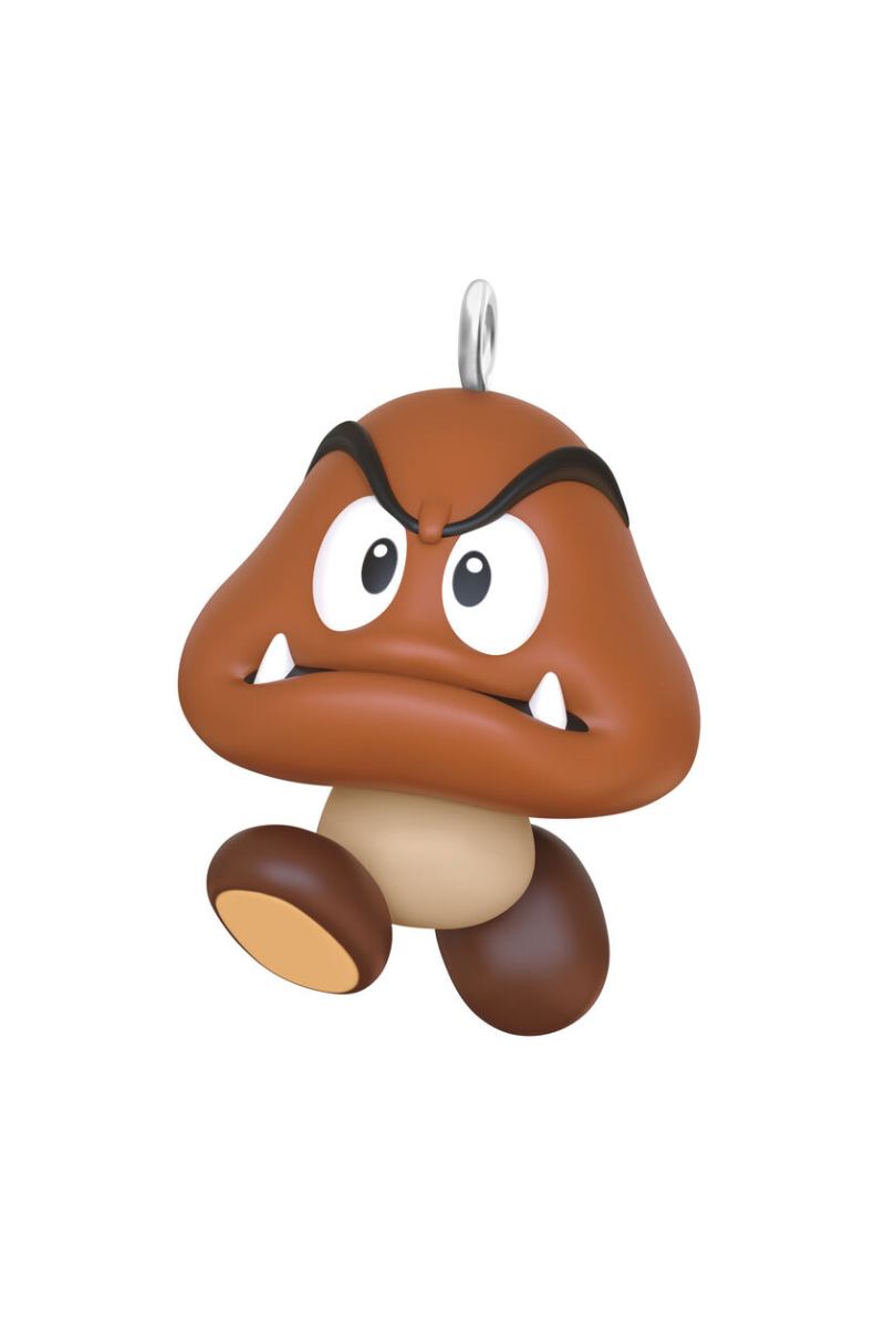 Sienna 2025 Ornament - Mini Nintendo Super Mario™ Goomba Ornament, 1