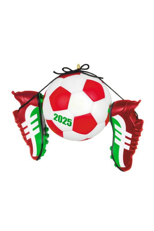 Firebrick 2025 Ornament - Soccer Star Ornament