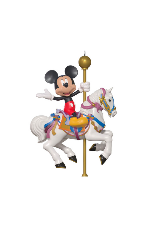 Light Gray 2025 Ornament - Disneyland King Arthur Carrousel Ride Around the Kingdom Ornament