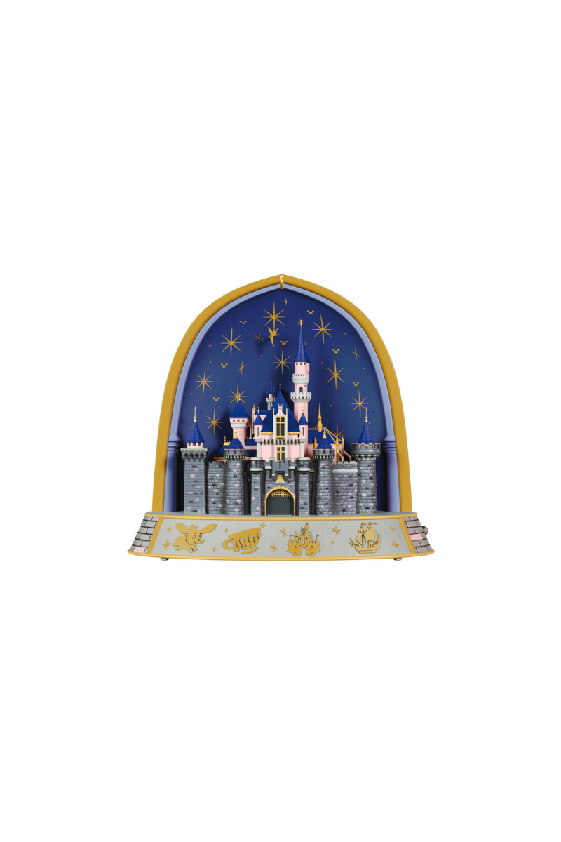 Dark Slate Gray 2025 Ornament - Disneyland 70th Year, A Magical Celebration Musical Ornament with Light