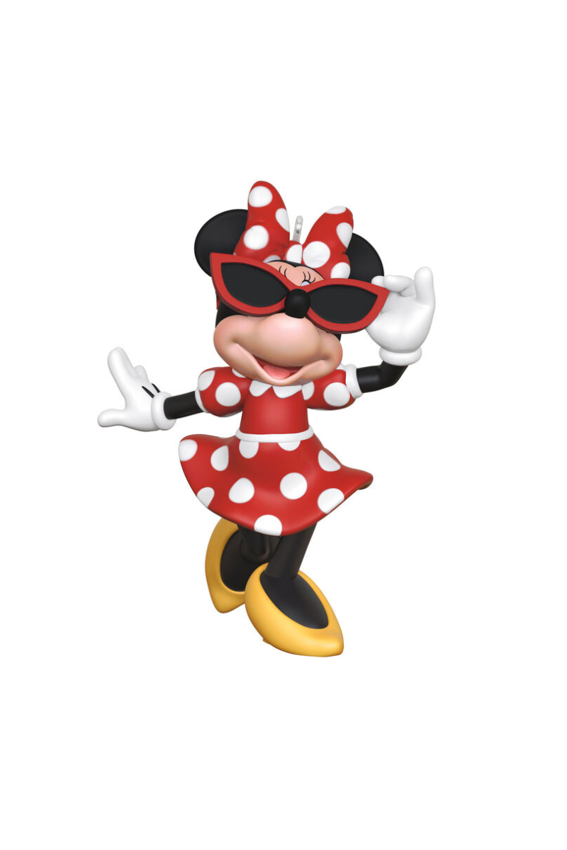 Dark Slate Gray 2025 Ornament - Disney Minnie Mouse Sunny Chic Ornament