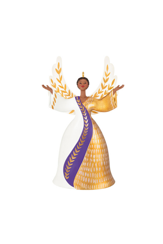 Antique White 2025 Ornament - Angel of Exultation Ornament