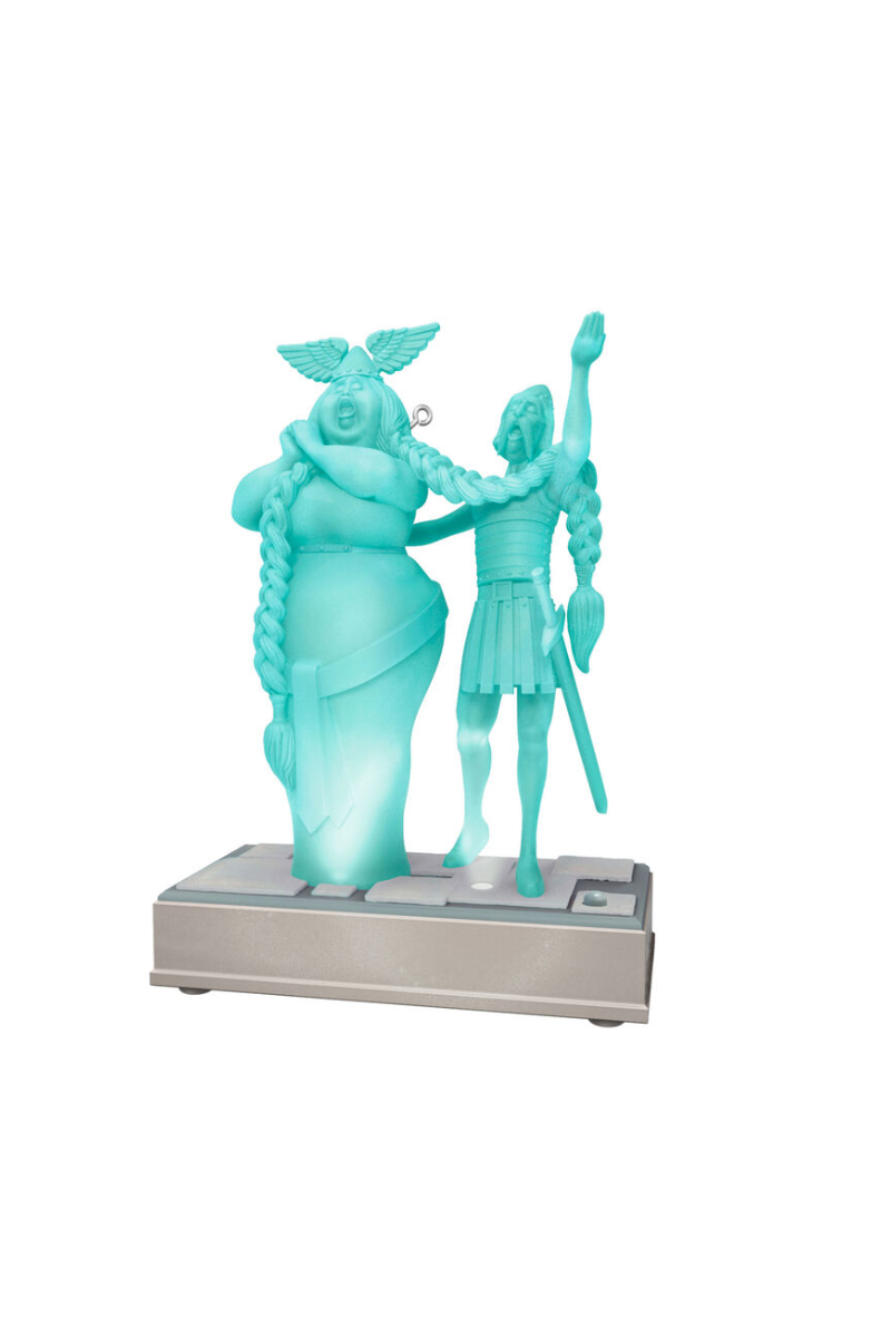 Medium Aquamarine 2025 Ornament - Disney the Haunted Mansion Collection the Opera Singers Ornament with Light and Soun
