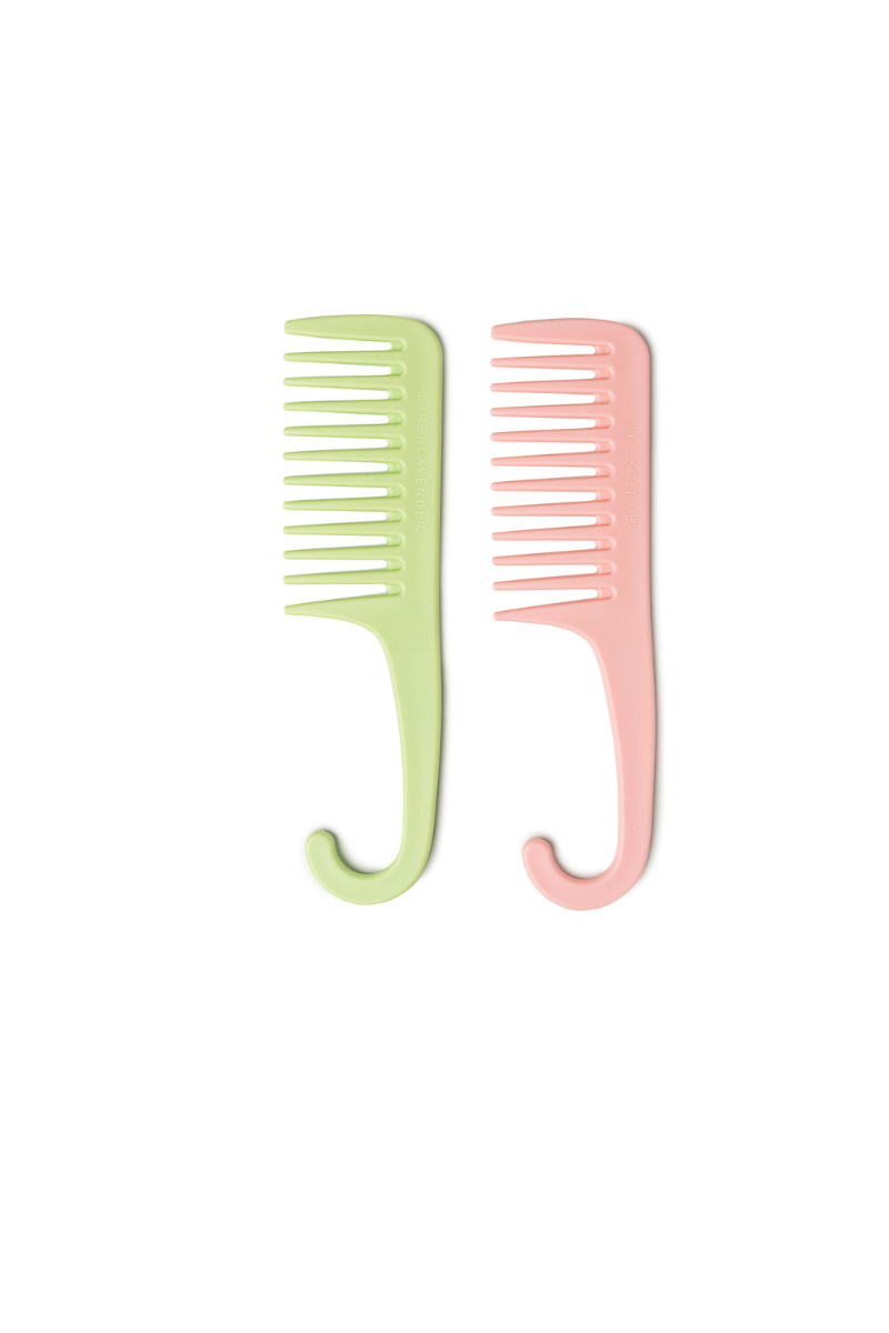 Wheat Lemon Lavender Knot Today Detangling Shower Comb