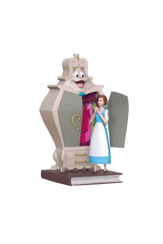 Dark Gray 2025 Ornament - Disney Beauty and the Beast Belle with the Wardrobe Ornament