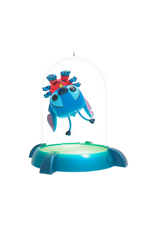 Dark Cyan 2025 Ornament - Disney Lilo & Stitch Experiment 626 Funko POP!® Ornament with Light