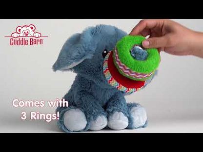 Cuddle Barn - Ring-O-Round Eli | Animated Interactive Stuffed Animal Elephant