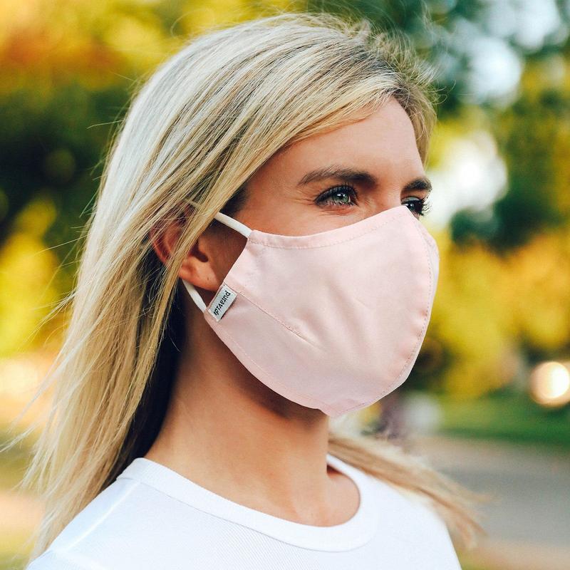 Tan SOLID BLUSH FACE MASK