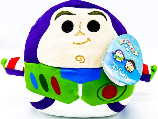 White Smoke Squishmallow Disney Buzz Lightyear 8” Kelly Toys Super Soft Stuffed Plush Toy Pillow