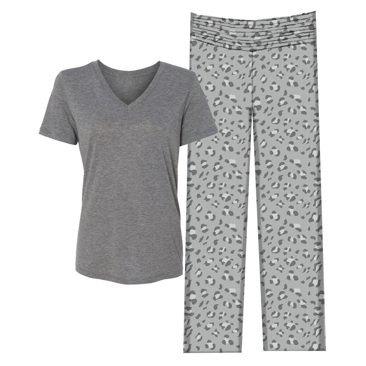 Light Slate Gray LET LOOSE PAJAMA SET or MOMMY AND ME SET