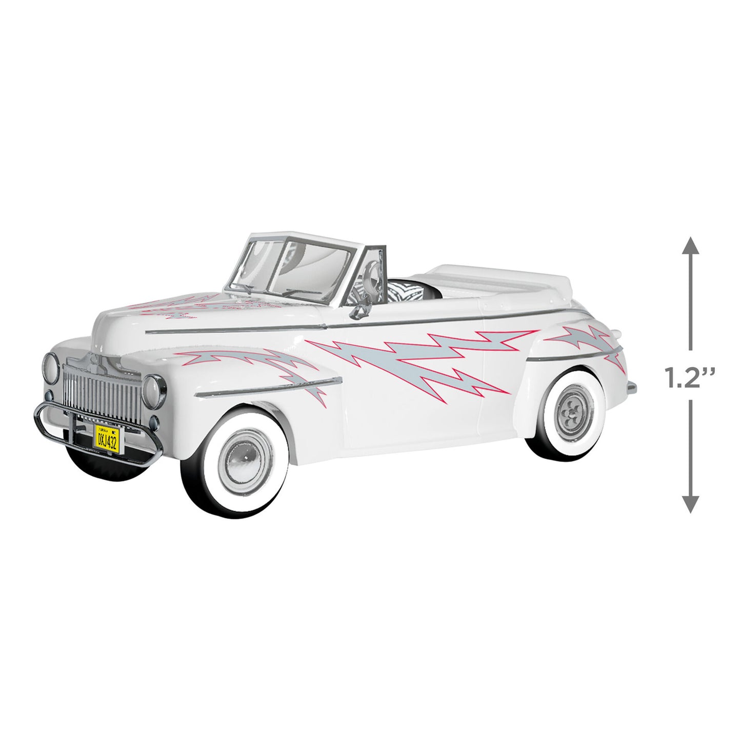 The Car’s the Star “Greased Lightning” 1948 Ford Deluxe Convertible Metal Ornament
