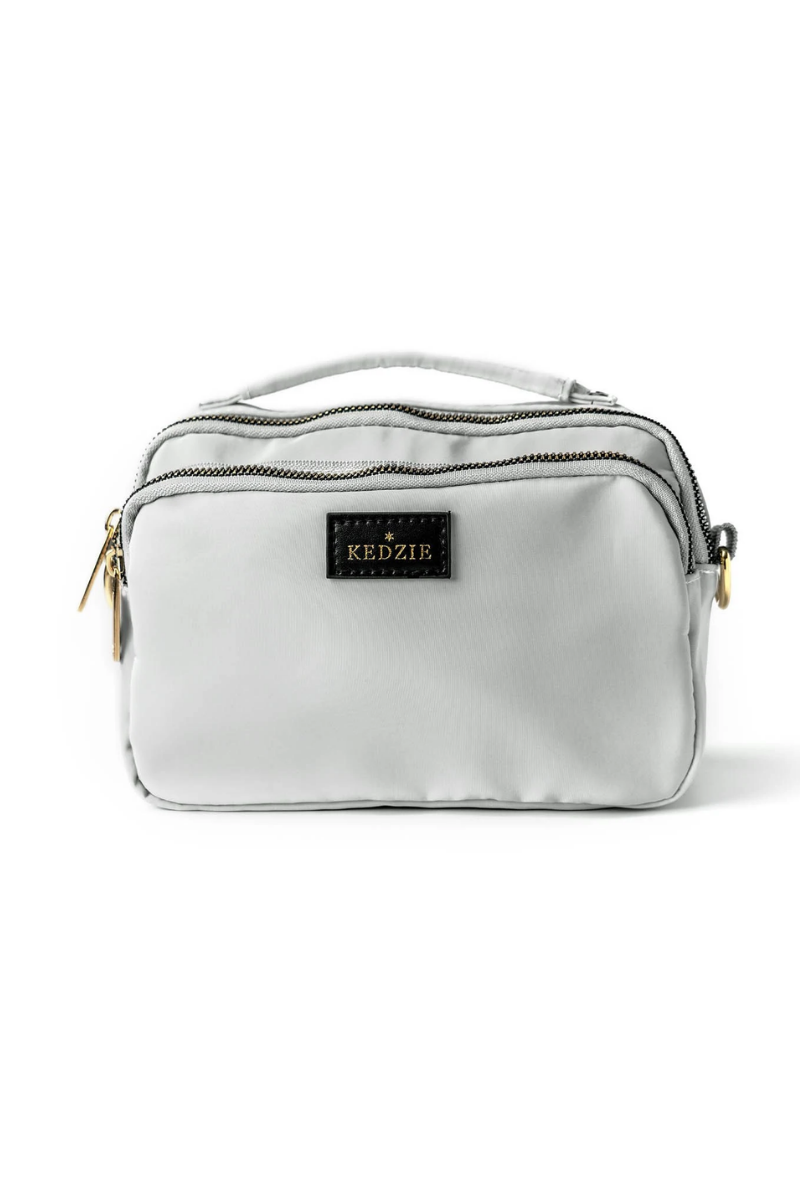 Light Gray Kedzie Crossbody