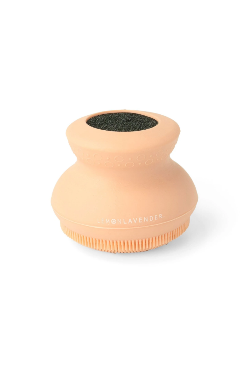 Navajo White Lemon Lavender Lather Me Up Shower Silicone Brush