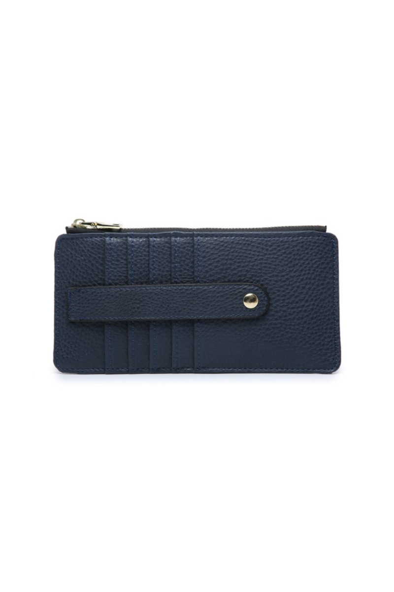 Dark Slate Gray Jen & Co Saige Slim Card Holder Wallet