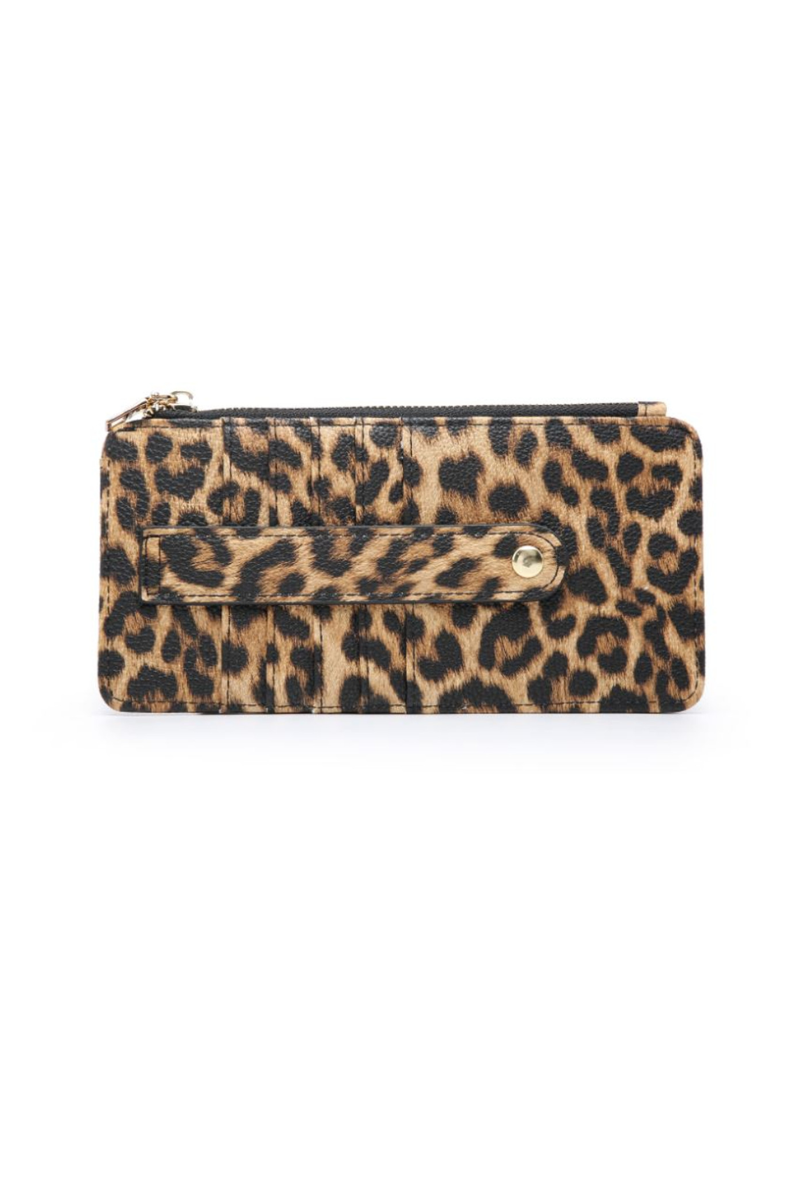 Dark Slate Gray Jen & Co Saige Slim Card Holder Wallet