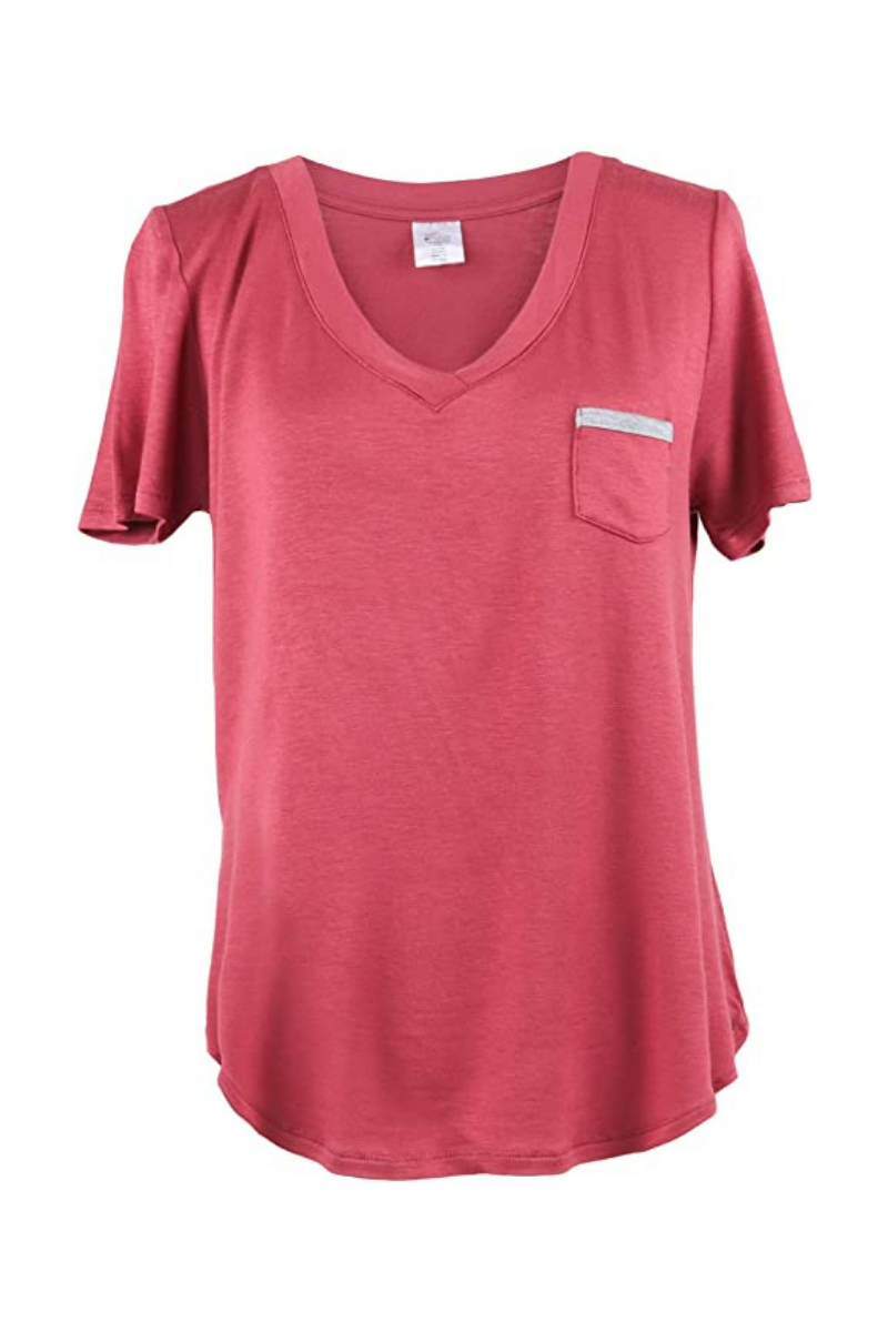 Maroon Hello Mello Weekender T-Shirt